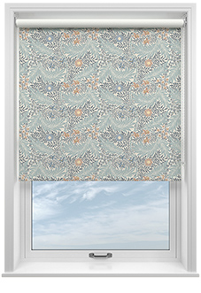 William Morris At Home Larkspur, Woad - Roller Blind